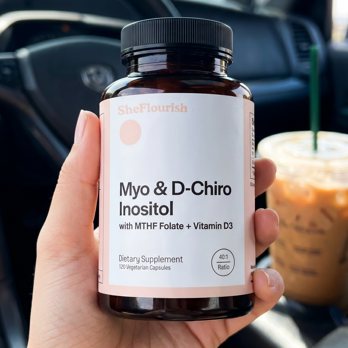 SheFlourish | Myo & D-Chiro Inositol | The Only Formula Designed To Fix The Real Root Cause Behind PCOS Hair Loss
