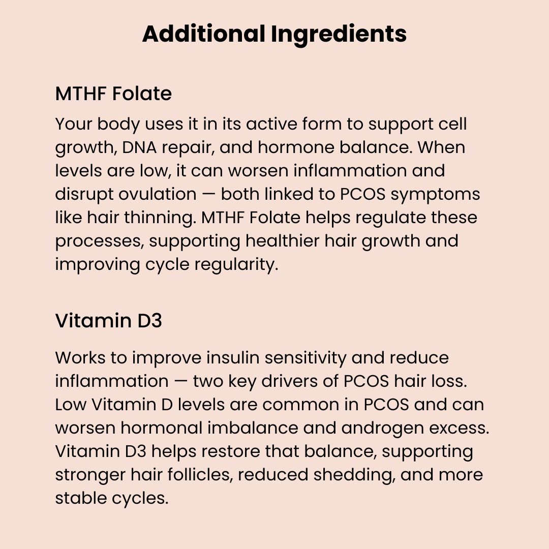 SheFlourish | Myo & D-Chiro Inositol | The Only Formula Designed To Fix The Real Root Cause Behind PCOS  Hair Loss